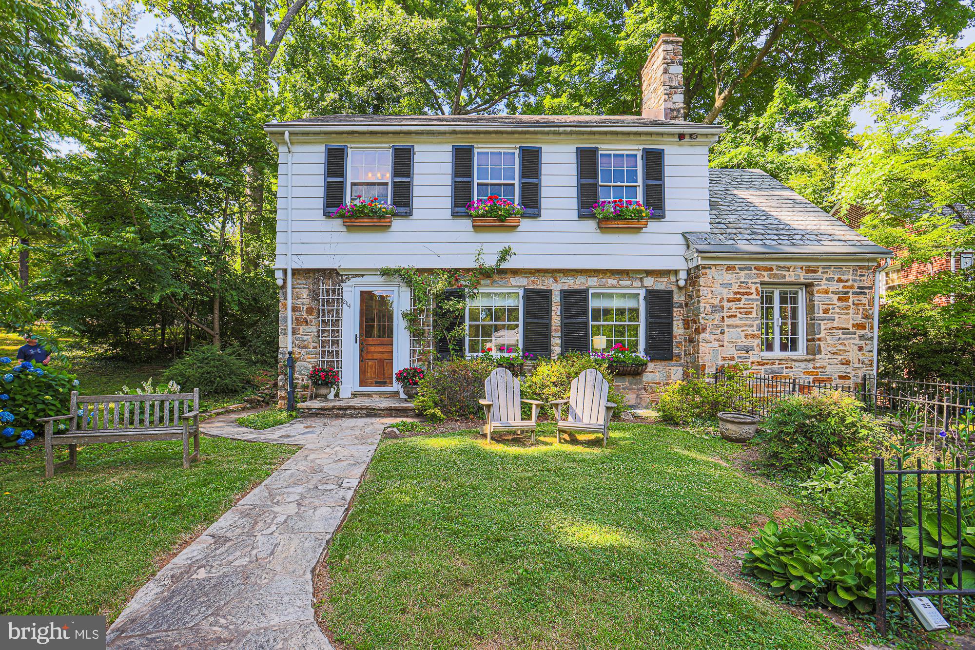 Looking for charm and character? Look no further than 2114 South Road. It has everything you are looking for and more. This 3 bedroom, 3 ½ bath, + den home is perfect. Move in ready, this spacious light infused home has wood floors, fireplace, and is no cookie cutter! From the moment you walk up the steps you will feel at home.
Once inside you will be surprised by the spaciousness of the home. The living room and dining room offers a large open space perfect for large family dinners and parties as well as Friday nights hanging out on the couch watching your favorite movies. You will enjoy cooking in the large kitchen, where there is plenty of cabinet and counterspace and ample space to include an island or create an eat in kitchen. The den provides a great space to hang out but could also be an office or work out space if desired. The built-in bookshelf provides ample space to display your treasures.
The backyard is perfect for having a glass of wine, reading a book and/or gardening. The back stone patio offers a secret garden feel, with stairs leading to a ½ basketball court, ample space for kids to play, dogs to run around, or just laze around.
The second floor boasts 3 large bedrooms and 2 full baths. The front bedroom is spacious with beautiful sunlight, a walk in closet area and ensuite bathroom. The other two bedrooms are spacious and provides the room you need for friends and family.
The partially finished, dry basement offers plenty of storage as well as opportunities to use the space for office, band practice, working out, crafting, and/or a workshop (if you are so inclined).
This is a terrific home in a sweet location, convenient to stores, restaurants and amenities! You will not be disappointed! City living made easy. You're within walking, biking, or a short drive's distance from downtown Mount Washington which touts restaurants like the Abbey Burger, Crepe du Jour, Ethel's Kitchen and the Mt. Washington Tavern, as well as salons/spas, massage places, etc. It only takes a few minutes to drive or bike to the Mount Washington Whole Foods, Cylburn Arboretum, and Lake Roland Park. There is a great neighborhood playground (Northwest Park) about 2-3 blocks away. It is about 10 minutes from Johns Hopkins University, and it takes about 15 minutes to get downtown. It's convenient for commuters to the Johns Hopkins Medical Institute, and only about a mile away from a free shuttle that takes you directly to the Johns Hopkins Hospital area. A new trail and walkable streets connect you to all of the above. It is a great place to call home.