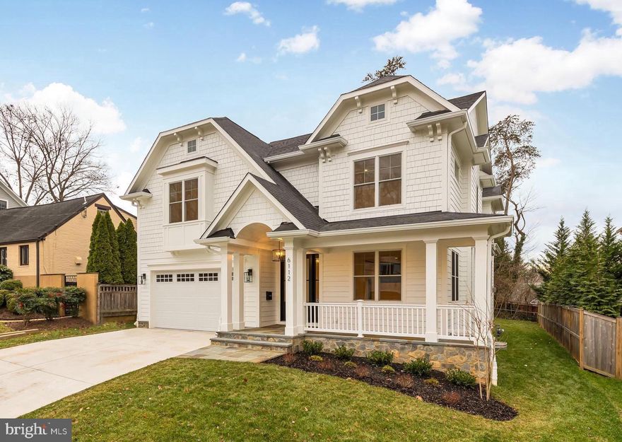 Exquisite new construction by Washington Metropolitan Homes featuring four finished levels, screened porch with fireplace and a gourmet kitchen with two dishwashers, SubZero refrigerator and Wolf stove. This charming home design boasts high ceilings and large room sizes, custom finishes and architectural detailing. Beautiful hardwood floors throughout the top two levels give the home a super fresh look! Formal living and dining rooms, gourmet kitchen and family room ... Plenty of room for everyone. Enjoy the big game in front of the fireplace on the cozy screened porch. Upstairs finds four bedrooms and three full baths, including a gracious master suite with tray ceiling, walk-in closets and a large spa-like bathroom with dual vanities, large shower and separate soaking tub. The laundry room is located on the bedroom level. This home also features a fourth level with an additional family room and another bedroom and full bath (ideal for a private home office), plus a finished basement with a sixth bedroom and bath, recreation room, game room, exercise and storage. The two-car garage connects to the home via a spacious mudroom with custom built-ins.