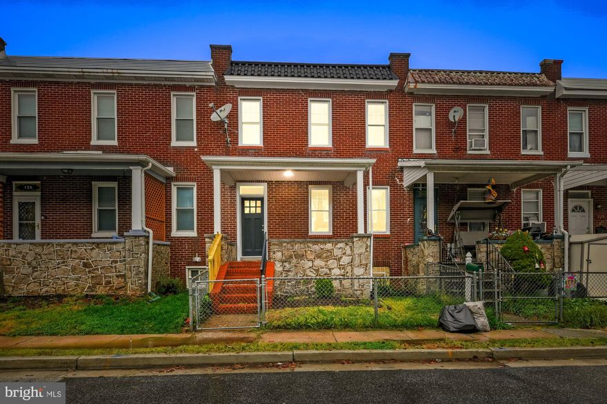 Just listed, this is a newly renovated 2 bedroom, 1.5 bathroom home in Dundalk.   The open floor plan main floor features a living room, dining area and kitchen.  The kitchen has all new stainless-steel appliances, backsplash, countertops, flooring and recessed lighting.   The upper floor features two carpeted bedrooms.  Both bedrooms have ceiling fans.   The main bedroom has a walk-in closet!   There is a full bathroom on this level.   The basement is unfinished and has laundry hookups.   There is a brand new back porch off of the kitchen that has stairs leading down to the back of the home where there is a parking pad for private, off-street parking!   This home has a brand new Carrier 40MAQ High Wall Ductless System that will provide the convenience of a temperature-sensing handheld remote and customized control over your comfort with four available fan speeds and louvers that can either move or remain stationary.   You will enjoy cozy comfort with the coming winter season rapidly approaching.