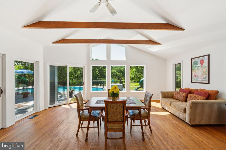 ***OPEN HOUSE, SUNDAY, JULY 28, 1:00-3:00*** This Lovely 9 Acre Property is a Horse Lovers Dream with Spectacular Vistas! Located in Charlestown Township and Great Valley Schools. A Magnificent 4 Bedroom, Ranch Style Home featuring One Floor Living, A  Horse Barn with Three - 12 x 12  Stalls and a Tack Room, Two Possible Pastures,  Natural Pond and Springhouse.  Stunning Hardwood Floors Throughout.  The Primary Bedroom features a Wood Burning Fireplace, Walk-in Closet + an additional Closet. The primary bath was updated in 2024.  The Living Room features Wide Plank Hardwood Flooring, a Second Wood Burning Fireplace, Barn Wood walls and a Vaulted ceiling. The Stunning Sunroom features a Vaulted ceiling and Incredible Views of the Saltwater Pool and Natural Pond. Possible Subdivision.  5 Minutes to the PA Turnpike slip-ramp and major commuting routes. Wegmans, Target and the Lovely Hamlet of Kimberton are just 9 Minutes Away!
Please see video.