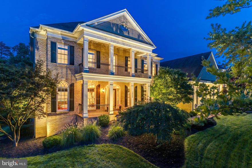 Open House Saturday August 3rd 2-4pm**Lansdowne Luxury! Nestled among trees on a premium end of cul-de-sac lot, backing to peaceful Goose Creek, this stunning brick estate offers privacy and tranquility with luxurious amenities, en suite bedrooms, and only one side neighbor. Arrive into the formal living areas with soaring high ceilings, pouring with natural light, and hardwood floors throughout the main level. Enjoy a private home office, a thoughtfully placed powder room, and a charming library through French doors for a cozy retreat. The heart of the home is the gourmet kitchen, showcasing beautiful granite countertops, contemporary white cabinetry, and stainless steel appliances and wine fridge. A bar-top seating area is the perfect place for casual dining and conversation. Move seamlessly from kitchen to family room, and directly onto the expansive open-air deck with upgraded lighting and views of your serene backyard. Upstairs, plush carpeting invites you to rest in the home’s generously sized bedrooms. The primary suite is a true sanctuary, featuring a large bedroom with sitting area, two walk-in closets, and a spa-like bath with dual vanities, step-in shower with seat, soaking tub, and two water closets. Secondary bedrooms are equally well-equipped, each with their own walk-in closets and private en suite baths. Two bedrooms connect via a small hall with private access to a covered balcony, overlooking the tree-lined front yard and cul-de-sac. Laundry is also conveniently placed near the bedrooms upstairs. Experience a whole-home distributed audio system, allowing music to accompany you throughout the home. The unfinished daylight basement presents even more possibilities, already plumbed for two bathrooms, with a potential 2000 additional square feet when finished. Create a recreation room, home gym, theater, bedrooms, bathrooms and more, in this blank canvas ready to meet your personal specifications. The new paved driveway leads to the 3-car sideload garage keeping your vehicles well protected, with additional storage for tools and equipment. Situated on one of the largest lots in the community, there is ample room for a pool, new outdoor living areas, or a garden plot, all embraced in the privacy of trees and tranquil Goose Creek, a true nature lover’s setting. Recent improvements include interior house paint, full home exterior paint in 2022, new water heater in 2020, new HVAC system in 2018, and furnace recently updated in 2023, ensuring your year-round peace of mind. A rare find in the sought-after Lansdowne on the Potomac community, where five-star amenities include indoor and outdoor pools, a fitness center, playgrounds, sport courts, canoe & kayak launch, golf memberships, and more. With easy access to Route 7, shopping, dining, golf, hiking trails, and parks, this home strikes the perfect balance of luxury living and modern convenience. Welcome home!