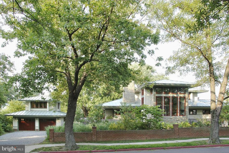 One of the most admired properties in AA County, this home is stylish, modern and completely liveable.The custom neo-prairie style home, inspired by Frank Lloyd Wright, is situated prominently on the Eastport Peninsula.  Built with materials that have a low carbon footprint making it a "green house" inside and out. Master suite on main level. Private outdoor space overlooking natural gardens.