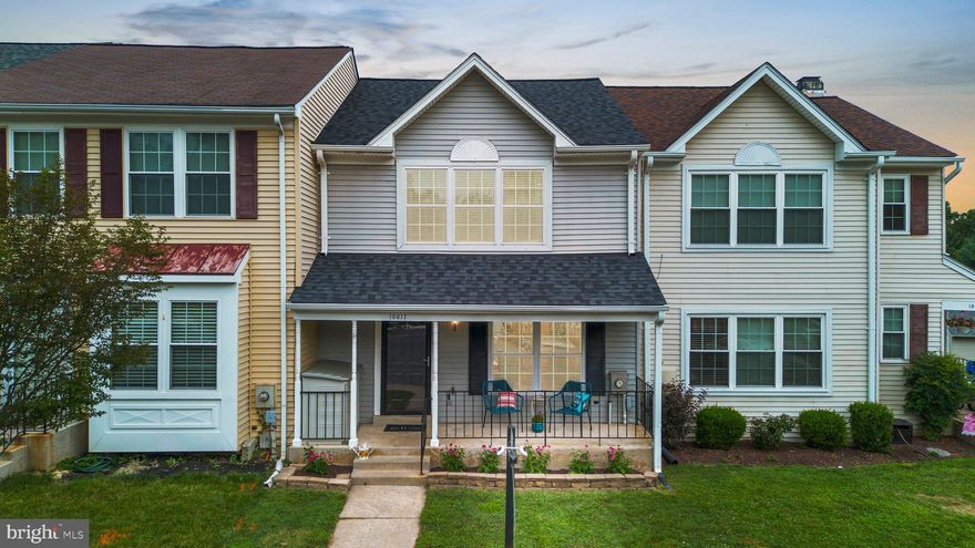 Welcome to the end of the cul-de-sac on Budsman Terrace, a stunning 3-bedroom, 2 full, 2 half bath townhome in the sought-after Damascus community. This beautiful property features a spacious open floor plan with main level hardwood floors, an updated kitchen with granite countertops and stainless steel appliances, fresh paint throughout, and brand-new carpeting upstairs. The cozy family room includes a fireplace and direct access to the deck and dining space. Each bedroom has a ceiling fan for added comfort. The bright master suite boasts an en-suite bath with a soaking tub and shower. This home also includes a finished walk-out basement, perfect for entertainment or a home office with a powder room and large storage room. Enjoy outdoor living with a large deck, a charming front porch, and a backyard that backs to a beautiful treeline. The backyard offers a storage shed under the deck on a wooden foundation. The neighborhood is surrounded by protected woodlands and has walking access to the Magruder Branch trail, perfect for walking, running, and biking. Additional features include a new roof (2022), two assigned parking spots (16 & 17), new electrical panel replaced in 2018, and a capped chimney for water prevention (must be replaced for proper use). Located in a tight-knit, friendly community with highly rated schools and easy access to downtown Damascus, restaurants, shopping, and more, this home is a must-see!