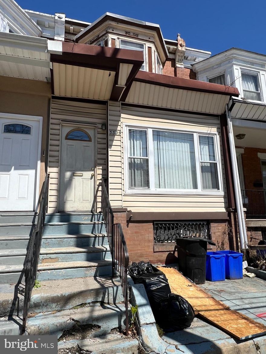 Investor Special! Amazing fixer-upper opportunity for a 3 BD/1 BA home in booming Cobbs Creek, where renovated homes are selling between $180,000 and $295,000. To get you started, the basement has a new PVC sewer line and a new water heater. Perfect for an investor looking for significant opportunity for value addition and return on investment. Property being sold in AS-IS condition.