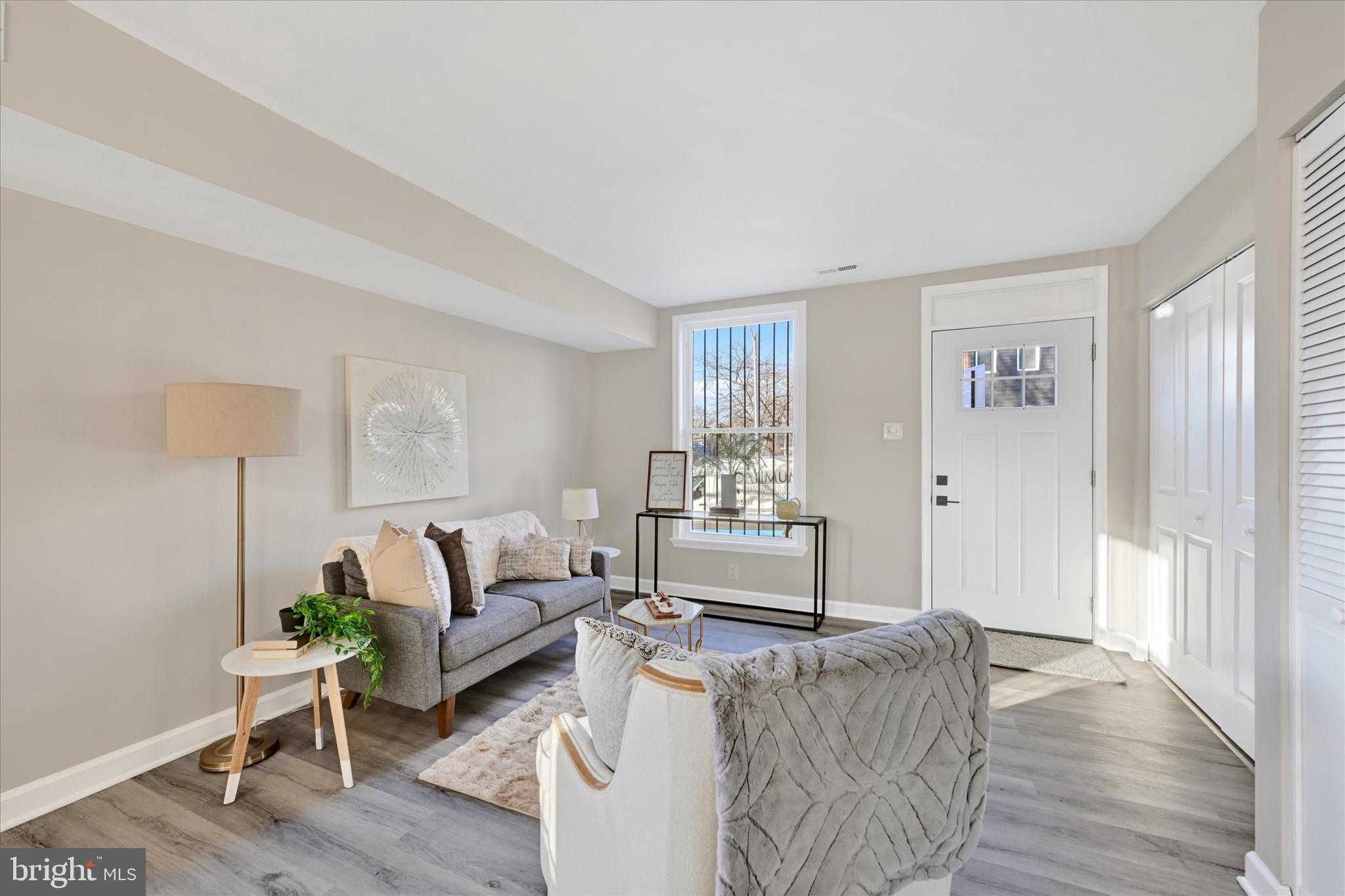 Welcome to 1401 Aisquith St, a freshly updated, move-in ready 4-bedroom, 2-bathroom end-of-group townhouse! This stunning home features a brand-new kitchen with modern finishes, newly renovated bathrooms, all-new flooring throughout, and a fresh coat of paint to make it feel like home from the moment you step inside. The main floor offers a traditional layout with a spacious living room, a dining room, and a brand-new kitchen that’s ready for entertaining or everyday living. Upstairs, the second floor includes 2 sizable bedrooms and a beautifully updated full bathroom, while the third floor offers 2 additional bedrooms and another renovated full bathroom. Outdoor living is easy with a rear patio and the convenience of private parking in the back. Lead-free and packed with modern updates, this home is a fantastic opportunity for homeowners or investors alike. Schedule your showing today and make it yours!