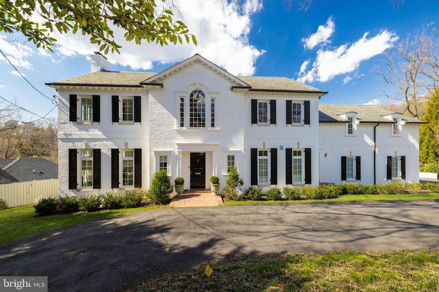 TRANSFORMATION OF TURN KEY GEORGIAN STYLE HOME ON EXTRAORDINARY  CUL DE SAC, 46' HEATED POOL AND PARK VIEWS/ACCESS WITH NEW WINDOWS AND FRENCH DOORS, RENOVATED KITCHEN/FAMILY ROOM AND  ALL NEW BATHROOMS.  MAIN LEVEL INCLUDES LARGE ENTRY WITH SWEEPING STAIR & CLASSIC MARBLE FLOOR, CHEF'S KITCHEN/FAMILY ROOM, SUNROOM, MUDROOM, WETBAR, TWO-CAR GARAGE, UPPER LEVEL HAS 5-6 BRS/3 FULL BATHS. LOWER LEVEL HAS LARGE RECREATION ROOM OPEN TO COVERED TERRACE, CABANA/YOGA ROOM. FULL BATH, GUEST BR (6TH/7TH), LARGE LAUNDRY ROOM AND UTILITIES WITH ADDITONAL STORAGE. THERE IS A CIRCULAR DRIVEWAY AND SIDE DRIVEWAY LEADING TO TWO-CAR GARAGE.