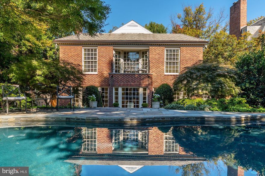 NEW PRICE! 2316 Kalorama Road NW is an impeccable Georgian-revival style residence located on one of the most sought after streets in Kalorama. Surrounded by stately homes, embassies, and prominent public figures, Kalorama is a neighborhood that has a dignified yet discreet nature. Showcasing 5 Beds and 5.5 Baths, this property offers a stunning 4-level residence that was thoughtfully curated by award-winning Interior Designer, Thomas Pheasant. Spanning approximately 6400 total SF, this property includes a spectacular south facing walkout level rear garden terrace with a Pool, an attached Garage, an Elevator, and a circular driveway. Beautifully designed with incredible millwork, sun-drenched living areas, and sophisticated finishes, this is best defined as classic DC elegance.