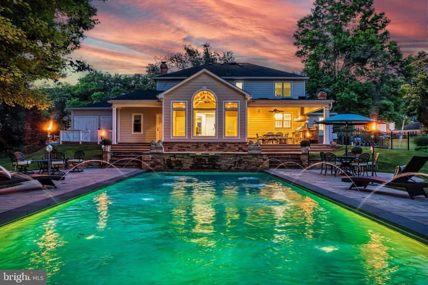 Introducing the ultimate dream home you've been waiting for!  Classic colonial elegance meets modern convenience. This prestigious estate is situated on a quiet, tree-lined street with no through traffic, offering privacy and tranquility just minutes away from all the amenities you need.  This stunning brick front home is a true masterpiece, boasting four spacious bedrooms,  three full and one-half bathrooms. With nearly 4,500 square feet of thoughtfully designed interior living space, this home provides the perfect balance of luxury and comfort.  

The beautiful gourmet kitchen is a chef's delight, with gleaming granite countertops, high-end appliances, and heated floors.  Work from home in comfort and style, thanks to the huge private library with hardwoods, built-ins, and a gas fireplace. No detail has been spared, from the high-quality Pella windows with custom window treatments to the heated floors in all bathrooms, kitchen, and sunroom, plus the durable and appealing hardiplank siding on three sides - this is the one!!  The temperature-controlled sunroom is complete with heated floors and perfect for all-season use.  There is an easily accessible full bathroom on the main level, which includes a changing room and heated floors - perfect for coming in from the pool!

The finished basement adds additional entertainment options.  Enjoy movie nights at home in your fully furnished personal home theater, complete with a top of the line Bose sound system and 65-inch screen.  

The luxury style and convenience continues outdoors!  Step outside and be transported to your own private oasis. The beautiful in-ground pool is complete with stunning lighting and majestic fountains, and the relaxing jacuzzi spa is perfect for unwinding after a long day. The spacious stamped concrete patio is perfect for hosting gatherings with friends and family, and the built-in gas BBQ is perfect for cooking out and enjoying delicious meals under the covered patio that showcases premium retractable Phantom screens.

 A rare and highly desirable feature of this home that you must see to believe is the highly secure 11X17 vault/safe room with a 600 lb alarmed vault door.  This home is truly one-of-a-kind, with a newer roof (2020) and Carrier HVAC systems (2020) that come with transferable warranties. The two-car front-loading garage includes newer LiftMaster openers, an electric car charging station, and a bicycle and canoe/kayak hoisting system. Don't miss out on this rare opportunity to live in one of Great Falls' most prestigious communities!