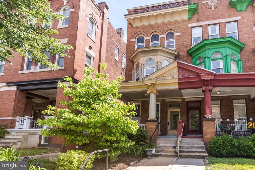 This charming Charles Village home amidst the "painted ladies" is a real money maker!  Fully occupied it brings in about $4,000 a month.  TRULY 5 MONEY MAKING UNITS + parking pad rental - Four units plus 1st floor one rooming unit.  Units are as follows; 1st floor is a 1 rooming unit, 1 bedroom, 2nd floor is a large efficiency and 1 bedroom unit, 3rd floor is a large 1 bedroom.  Great condition and features include; hardwood floors, tall ceilings, replacement windows, exposed brick.  Location is IDEAL.  Close to Johns Hopkins University, Baltimore Arts District, MICA, Union Memorial, Remington, and more make this easy to rent!  Currently 5 units are rented, approved through new Baltimore City inspection process and lead based paint certificates and leases are available.   Parking pad available rear of home and is currently rented as well!  Please contact the listing agent for further information and schedule online on a business day with a minimum of 48 hour notice.  Access to all units may be difficult.  Rent roll and lead certs are uploaded foryour review.  MUST have 48 hours notice for showings and management company will only send out notice to tenants on a weekday.  Pictures from non occupied units reflect unit's condition prior to occupancy.