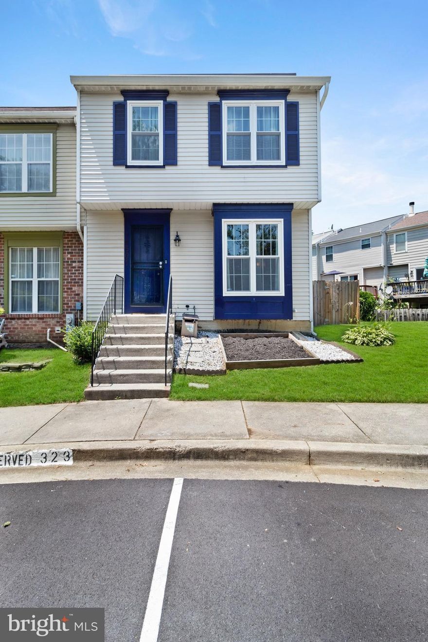 OPEN HOUSE CANCELLED!!!Gorgeous Updated End Unit Town Home in sought after neighborhood Princeton Square! Come home from all the hustle and bustle to peace and serenity. This home boasts of an open floor plan with hard wood floors through out, updated kitchen with black appliances, exotic granite counter tops and white cabinets. The kitchen leads to a beautiful dining space and the  manicured fully fenced backyard. All  ready for your family barbecue this summer. The Master bedroom is spacious with it on suite bath and the other guests rooms are waiting for your final touches. The basement is any man cave's dream with wet bar and entertaining living space. This is an eco-friendly home with solar panels by Tesla on the home to be transferred to the new buyer. The community is wonderful with pool, tennis courts, walking trails, and play grounds throughout. The home is perfectly situated in Bowie near shops, highway, parks, restaurants and walking trails. You don't want to miss your opportunity to buy this lovely home. When viewing the property please wear your mask. This home is being sold As-Is.