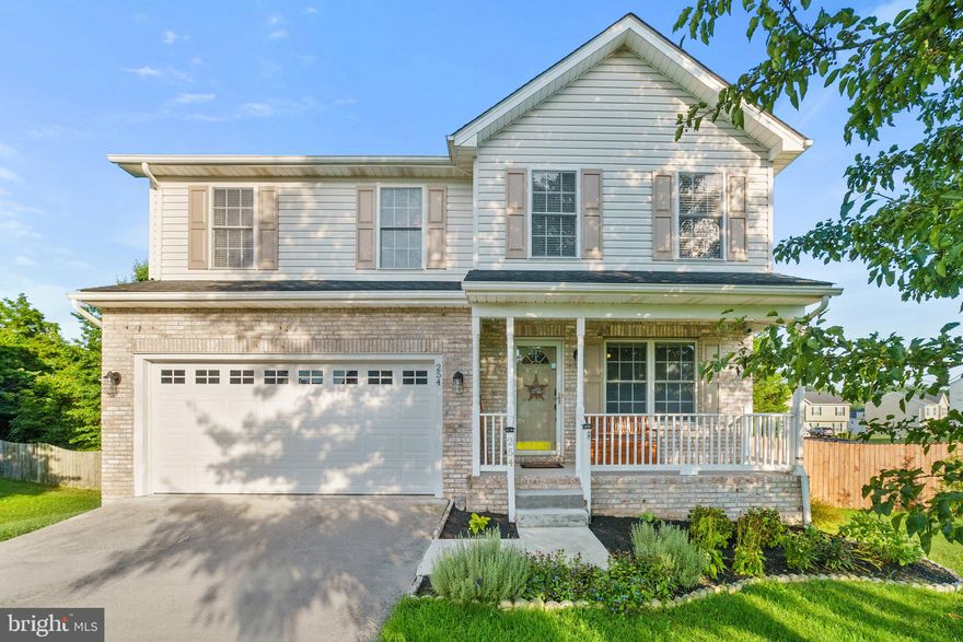 WELCOME HOME  to this beautiful colonial with almost 3000 square feet of living space! A rare find corner lot in the peaceful Inwood Meadows neighborhood. Home includes a NEW FENCE that showcases the large well-maintained backyard that backs to a private tree-lined fence with upper level deck.  Perfect for relaxing or entertaining! ***MAIN LEVEL features an open floor plan with gorgeous HARDWOOD FLOORS and FIREPLACE in the dining area. Kitchen includes STAINLESS STEEL APPLIANCES and WOOD CABINETS. ***BREAKFAST AREA includes HARDWOOD FLOORS and glass sliding doors leading to your PRIVATE BALCONY DECK.  
***UPPER LEVEL features 4  bedrooms. Primary bedroom includes large walk in closet and jetted soaking tub with double vanity. ***BASEMENT includes plenty of space for storage or a future rec room! ***NEW WATER TREATMENT SYSTEM just installed. ***Close to Parks, Restaurants, Shopping and Freeway Access for the Commuters! ***STOP BY and SEE THIS HOUSE for yourself!