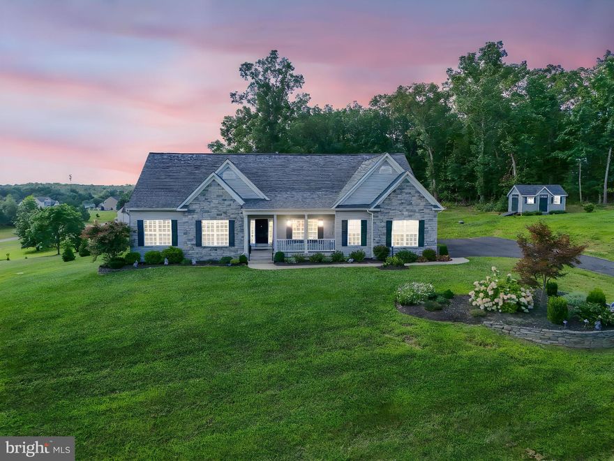 Experience exceptional one-level living in this beautifully maintained ranch-style home, offering over 2,500 square feet of finished space on the main level. Thoughtfully designed for comfort and functionality, this 3-bedroom, 3-bath residence is located on a premium 2+ acre lot in the sought-after Stone Ridge Estates community. The spacious layout features a generous primary suite, a bright and inviting living area, and a well-appointed kitchen that flows seamlessly into the dining and entertainment spaces. A two-car garage provides convenience, while the retractable screened-in deck creates the perfect setting for morning coffee, evening gatherings, or simply enjoying the peaceful views. The fenced backyard offers privacy and versatility, complete with a large patio and two sheds—perfect for storage, hobbies, or even a private retreat (you have to see the charm and functionality these sheds offer in person). Additional features include a whole-house generator for peace of mind and a water filtration system.

The large unfinished walkout basement, already equipped with a full bath, presents endless possibilities—add a fourth bedroom, office, workshop, or recreation room to suit your needs. Whether you’re hosting guests or seeking your own quiet escape, this home delivers the best of both worlds: modern convenience and serene country living.

Stone Ridge Estates offers estate-sized acreage lots with the benefit of being less than five miles from Redwood Lakes and all the amenities of Downtown Culpeper. Enjoy easy access to Charlottesville, Warrenton, and Washington, D.C. via Route 29, making commuting or weekend getaways a breeze. This property is an ideal choice for buyers seeking the ease of single-level living without sacrificing space, storage, or style. With its exceptional setting, premium features, and prime location, this home is a must-see.