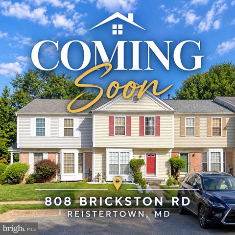 Townhouse For Sale - 808 Brickston Road<br/> Baltimore County, REISTERSTOWN, MD 21136