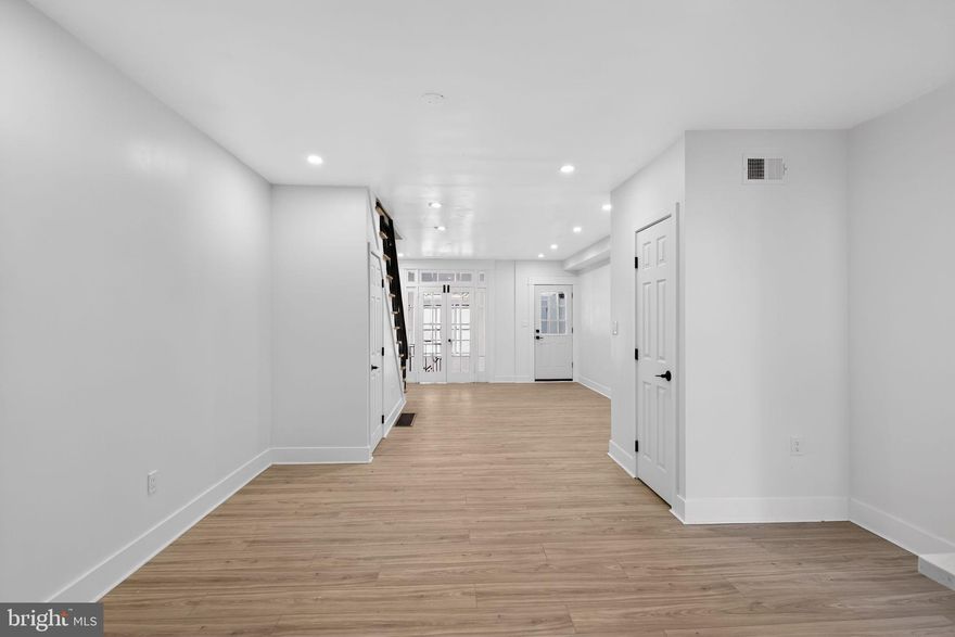 Don't miss out on owning this is beautifully renovated 3-bedroom, 2.5-bathroom townhouse in the heart of West Philadelphia. Set to unveil its stunning transformation in 2025. Step inside to discover an open floor plan that seamlessly blends living and dining spaces, perfect for entertaining or quiet evenings at home. The rich hardwood flooring and LED lights throughout the property, while the additional spiral stairway enhances the flow of the home. Each room is bathed in natural light, creating an airy ambiance that elevates everyday living. The heart of the home features a beautifully designed kitchen, ready for your personal touch. The partially finished basement complete with its own full bathroom offers endless possibilities-transform it into a cozy retreat, a home office, or a vibrant entertainment space. The property's excellent condition reflects a commitment to quality and style. Embrace owning a home you deserve where every detail has been thoughtfully curated for the discerning homeowner. 
Come check out the uniqueness of this property!