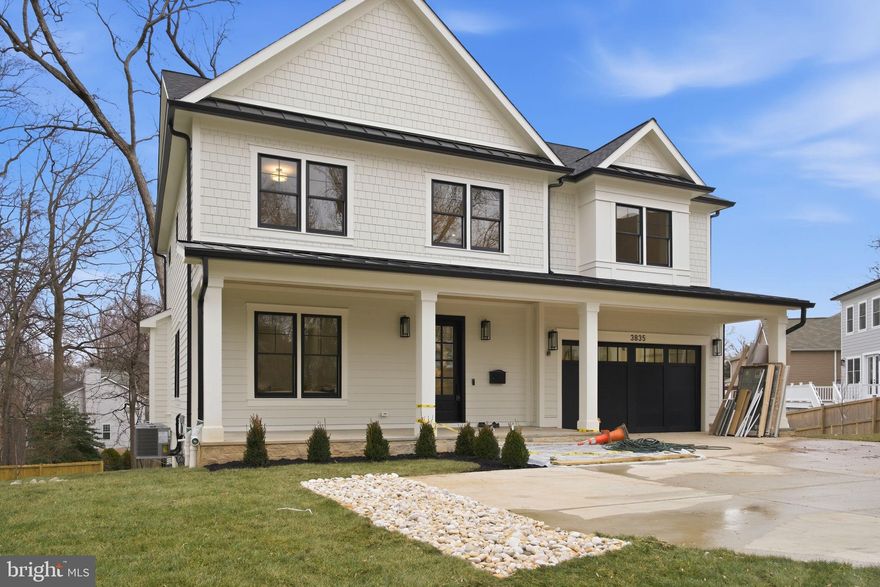 We saved the best for last in this exclusive three-home new construction enclave by ERB Properties! Welcome to 3835 Lawrence Avenue, an exceptional residence offering approximately 4,624 finished square feet across three stunning levels on a spectacular .39-acre fenced lot.

Designed for today’s lifestyle, the home features an open floor plan, soaring ceilings, oversized rooms, and beautiful natural light throughout. High-end craftsmanship is evident in every detail, including engineered white oak flooring, Andersen windows, custom lighting, and premium finishes selected with timeless style.

The main level offers outstanding flow with formal and casual spaces: a gourmet kitchen open to the family room, elegant dining and living rooms, and a convenient pocket office. With 5 bedrooms and 4.5 baths, the layout comfortably accommodates residents and guests alike.

Upstairs, the luxurious primary suite showcases dual vanities, a soaking tub, and a custom walk-in shower, along with generous closet space. Secondary bedrooms are well-sized and thoughtfully planned.

The walk-out lower level is an entertainer’s dream—complete with a large recreation room, full bar, game/play area, bedroom and bath, and ample storage.

Outside, the beautifully fenced backyard offers privacy and room to play, highlighted by a covered pavilion-style deck overlooking the lawn—perfect for outdoor dining, gatherings, and relaxation.

Located in the heart of Kensington, this home delivers the rare combination of space, craftsmanship, luxury, and convenience. Simply exceptional!