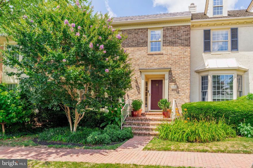 Wow!  Located in the highly desirable WJ School District and  close to 2 Metro stops, this lovely townhome -with the best location in the neighborhood -  can be yours when school opens.  This  freshly painted, well maintained  3 bedroom, 3.5 bath home features a gracious, light-filled foyer with 2 closets; a large and bright living room with hardwood floors; a spacious dining room with a pocket door which opens to  a granite and stainless steel kitchen with white cabinets and a pass-through to the cozy family room. The floor to ceiling windows bathe the breakfast nook with natural light, and French doors in the Family Room open to the new, oversized, and very private deck with its trees and green views.  A wood burning, glass-front fireplace with mantle, a beamed ceiling, recessed lighting,  and a pocket door with transom complete this delightful room.  A powder room is conveniently located off the hallwall.   The primary bedroom, with its vaulted ceiling, is huge, easily accommodating a king size bed with room to spare.  The primary bathroom offers double sinks, a jacuzzi tub, separate stall shower, and water closet.  The walk-in closet includes a built-in.  Light and bright  bedroom #2 is queen size with wall sconces, and a double closet with a built-in. Bedroom #2 has a double closet.  With it pull-down stairs, there is access to the attic, which has a temperature controlled fan.  A full hall bath and the washer/dryer are located on this second level with its beautifiul hardwood-floors.  All bedrooms have ceiling fans with lights.  The basement features  new (2025) engineered floors in the open rec room with recessed lighting and double closets.  A full bathroom is located on this level, as well as great storage space, including a walk-in closet. Fine millwork can be found throughout the home including chair railings, wainscotting,  6 panel doors and crown molding. The basement has a sump-pump, and the 2 sets of books cases in the storage area will convey, as well as the refrigerator.  The ADT contract can be transferred . The gutters were new in 2021, the deck was built in 2021, the roof was replaced in 2019, the HVAC was replaced in 2016, and the water heater was just replaced (6-25).  And... for those who enjoy a lovely stroll - this home is just a short  distance to the Trolley Trail!

Be sure to see the Virtual Tour.