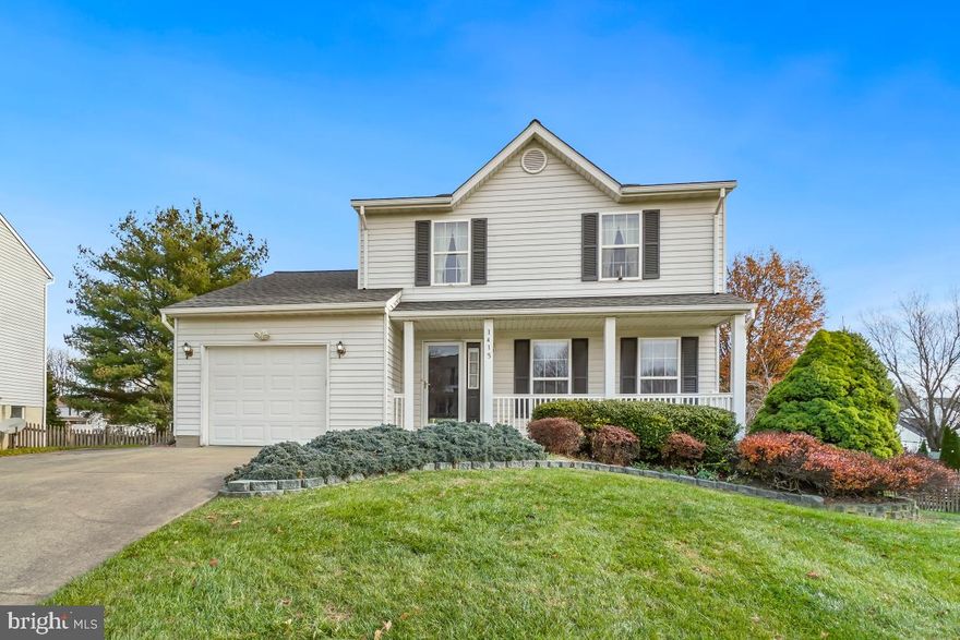 Original owner with pride of ownership in Eldersburg Estates  !!Welcoming front porch  colonial  sited on a beautiful private lot and a one car garage. Inviting floor plan , Living room, separate dining room , open kitchen with bay window , family room off the kitchen with an entrance to a large sunroom  with vaulted  ceiling and a perfect place for entertaining,  overlooking a peaceful private  large lot . The main level also features a powder room and entrance to the garage. Upper Level has 3 nice size bedrooms and a spacious full bath. Lower level features a versatile space to be used for additional living space, recreation room, laundry area, or a personal gym . Ample space for storage  and has windows. The location is fantastic, wonderful community of Eldersburg  Estates and close to commuter routes , schools, park, restaurants and shopping. Come live the best  lifestyle !!