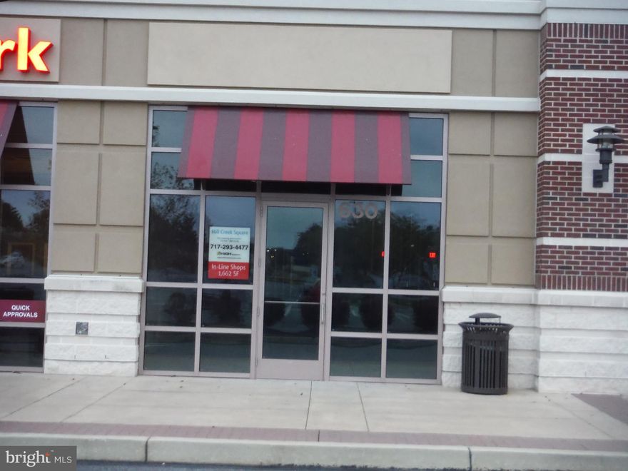 285,000 SF open air retail center on Rt 30 in the heart of PA Dutch Amish Tourism. This inline space is available as a shell space, sits next to Lendmark Financial and is ready to be fit out to your needs. List price includes Landlord's standard warm bright vanilla box delivery. Rate could change depending on the Tenant's specific build out requirements.  Take advantage of 41,000 ADT and the traffic drawn by Kohl's, Bed Bath & Beyond, Christmas Tree Shoppes, Aldi, Ross, Staples, Petco, Red Robin, Saladworks.