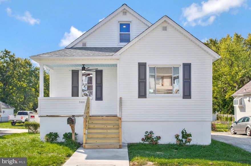 Another amazing renovation from Rebecca Homes LLC. This single-family detached home offers four bedrooms with two full and one half baths. The open concept main level includes two bedrooms and a beautifully redone full bath. The new kitchen includes stainless appliances, new quartz counter tops, new white cabinets, tiled backsplash and flooring. Upstairs you will find a wonderfully sized bedroom with gorgeous original wood flooring and plenty of natural light. The lower level is completely finished with the fourth bedroom and new full bath, a separate family room, laundry room, half bath, and utility room. This home has a covered front porch and a new deck off the kitchen. All this and an oversized one car garage with finished loft! Just too many amenities to list! Make your appointment today to see this beauty!