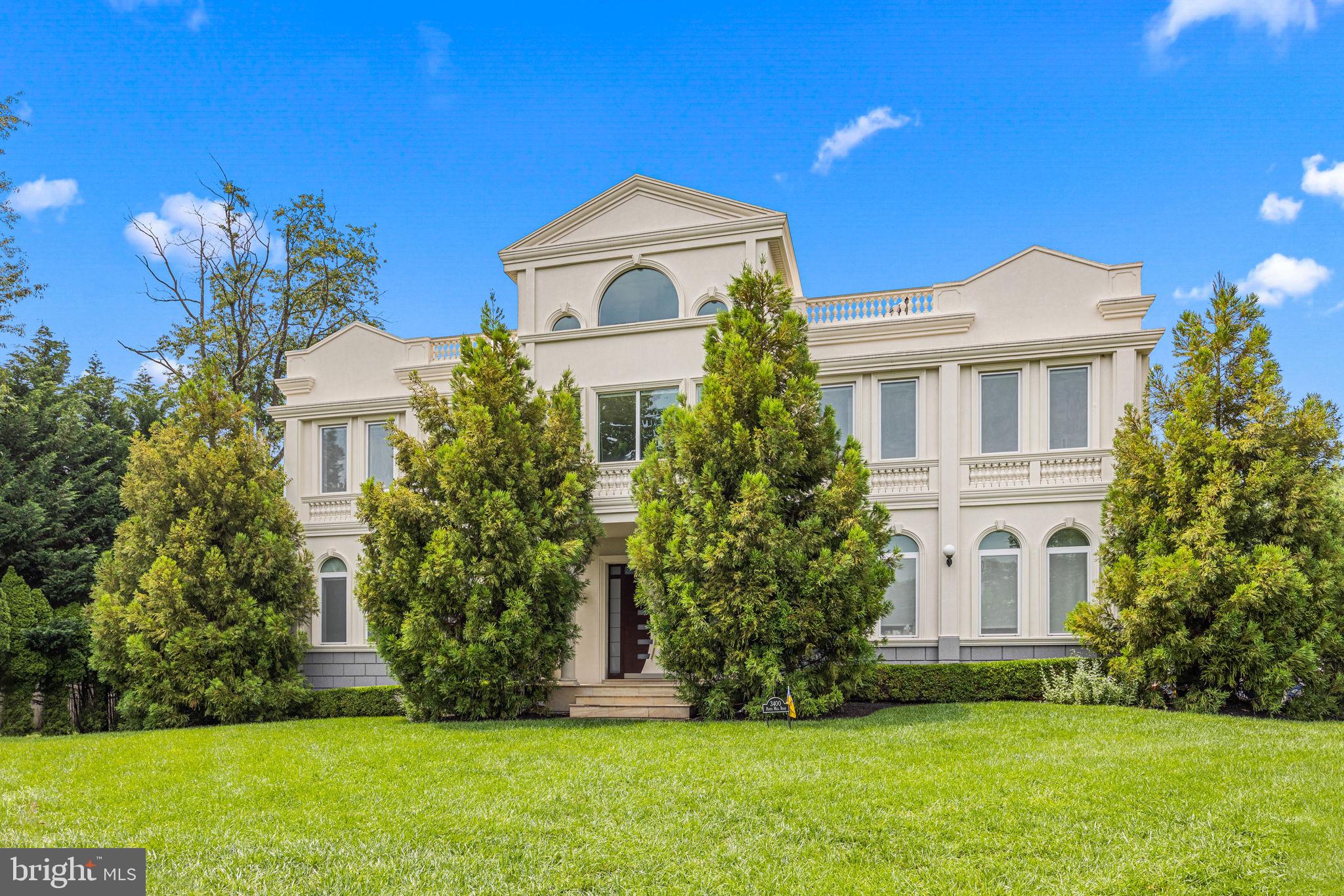 Welcome to this truly one of a kind property! You will not find anything in this caliber of design. Classical architecture with a youthful and modern interior, this private estate is unassuming from the street. Upon entering, what was unassuming from the street becomes quite stately. Inspired by the chateaus of the Riviera, the builder of this Huntingdon Valley residence created a home that is elegant, sophisticated, and luxurious are words that best describe this stunning estate. This property has off-the-chart recreation features that make staying home feel like a 5 star-resort! From the large second-story terrace overlooking the pool to the walkout lower-level with fabulous outdoor kitchen and loggia with built-in heaters; The expansive and private backyard includes saltwater pool with spa and fountains; greenhouse and vegetable and flower gardening space. As soon as you step out, you are lead to an exquisite backyard. It blends indoor and outdoor living seamlessly. The backyard has a pool, spa, and lounging areas—the perfect tranquil escape. Inside, the basement level provides a complete entertainer's dream. A home theater for movies, gym, billiards area, fireside lounge area, full custom bar, full second kitchen with top-grade appliances, and a home spa with steam room, full bath and suana. In the main living areas, the house provides a center-hall floor plan that is open and airy, with a two-story dramatic foyer featuring a steel, glass and quartz staircase. The living, dining room and kitchen open to one another creating an ideal space for entertaining or casual living to the rear terrace.
The exceptional Valcucine Italian kitchen is fitted with a large center island with high-end appliances and finishes abound. Custom sleek cabinetry, walk-in pantry with second refrigerator, Miele full-size refrigerator and freezer, wall oven, microwave, coffee system, dishwashers and Wolf three-part cook top (gas, induction and electric) topped by a wall-mount ventilation hood make this a chef’s dream. A home office with built-ins, a first-floor en suite bedroom, powder room and access to a three-car garage, complete the main living level. Like every room in the house, the doors to the main bedroom suite were custom-made in Italy. The main suite is open and airy boasting a tray ceiling with LED cove lighting. This space features a two-sided gas fireplace and a curved bay of windows with a seating area. 2 large walk-in closets are fitted with organizers and built-ins. The bath features stunning slabs of onyx backlit as accents. An Americh jetted tub, walk-in steam shower, double vanity, water closet with Toto commode and Italian tile floor create an opulent feel. Three large guest bedrooms are all en suite and sumptuously finished with walk-in closets with built-ins and baths featuring heated towel racks, Toto commodes, Grohe fixtures, a Jacuzzi jetted bubble tub in the princess suite, and seamless glass showers. A plethora of amenities are built in to the property, ranging from smart-home controls, an elevator, and whole-house audio to 13-zone heating and air-conditioning and a whole-house generator (natural gas). It’s a property you must tour to appreciate, this exquisite estate is a true testament to the marriage of functionality and design and is not to be missed.