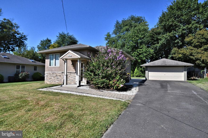 Welcome to 1160 Maple Ave located in Bensalem PA. This location is very close to major travel routes, shopping, highly desired Struble Elementary school, local parks, and more. This home was built in 2009, it has been updated and well maintained. MOVE IN READY! Offering 3 bedrooms, 2 full baths, updated kitchen, updated features throughout, detached garage, big yard, large driveway, and so much more! Book your appointment today... Perfect for a starter home or downsize home. There is plenty of storage, bathrooms on both levels, convenient location plus it was built only 13 years ago. Do not wait!