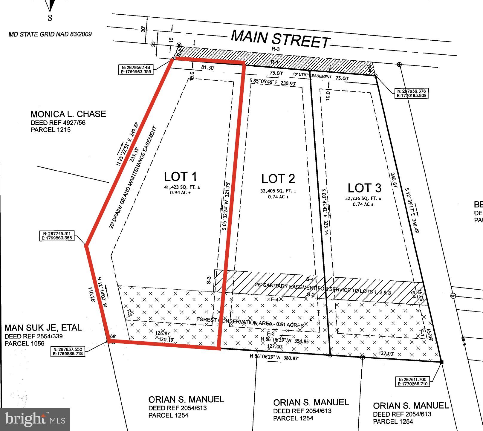 Lot 1 MAIN STREET