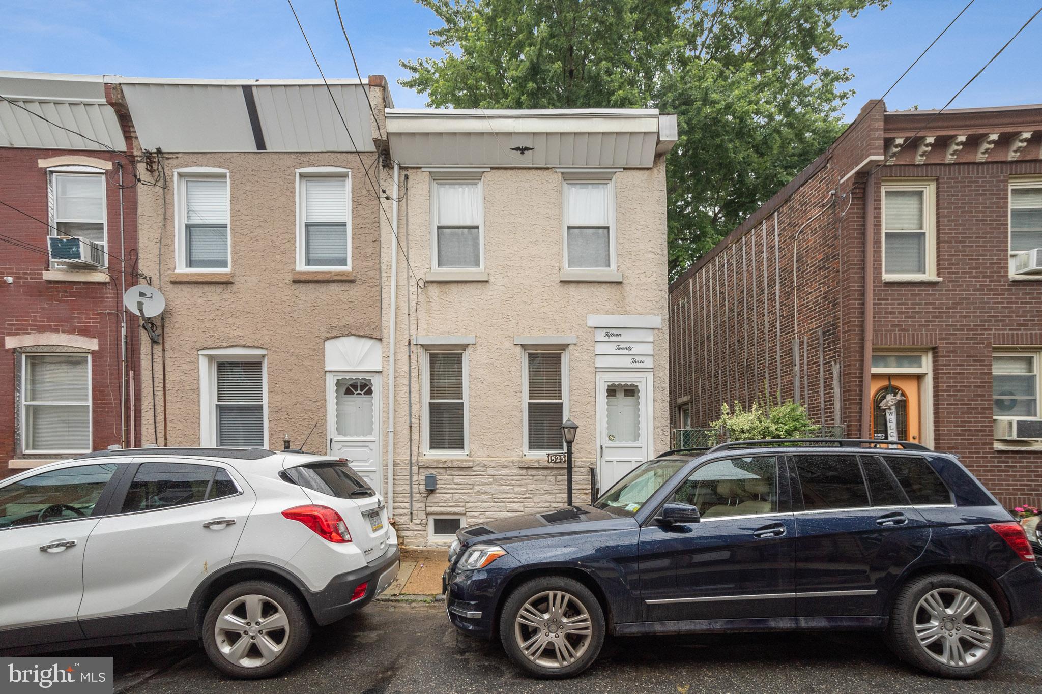 This stunning Fishtown home immediately captures your attention with an open floor plan, beautifully refinished hardwood floors, and abundant natural light. The rear of the residence features a spacious kitchen complete with generous counter space, a gas stove, a convenient half bath, and all appliances included. Upstairs, you'll find two bedrooms alongside a full bathroom. The outdoor patio is perfect for entertaining guests, while the full basement offers ample storage space. Located on the peaceful, friendly Hewson Street, you'll be just steps from local favorites like Loco Pez, Reanimator Coffee, Cedar Point Kitchen & Bar, and only a 9-minute walk to the Market-Frankford El at Front and Berks. The basement also includes a washer and dryer. Don’t miss out—schedule your showing today!