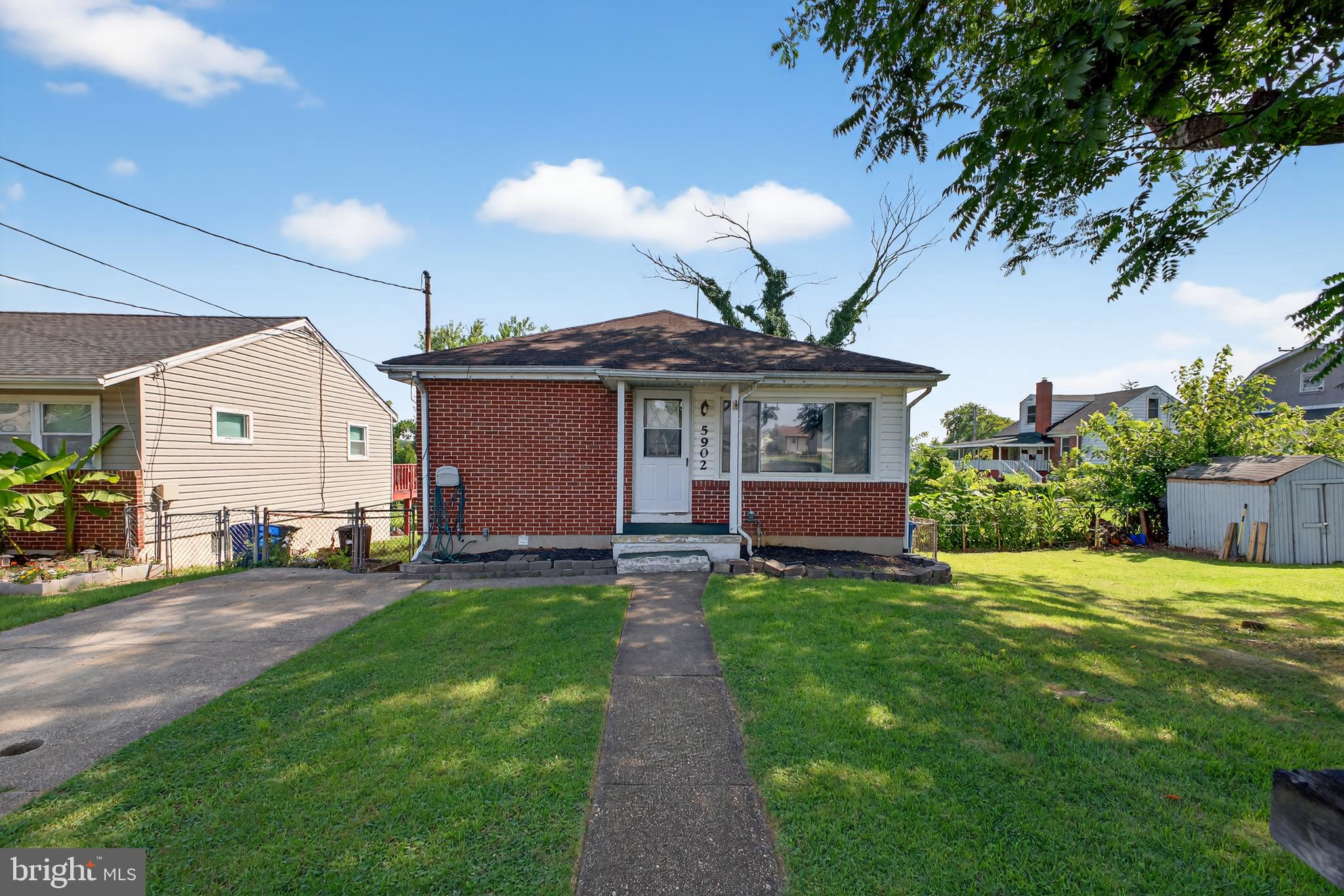 Well maintained 3 bedroom 2 bath rancher with Recent updates. Much bigger and cuter than its appearance pull down stairs to attic, Vinyl Siding, fenced yard with double shed backs to open space. Come and see you will love it. Might needs some LTC.. Being sold as is.