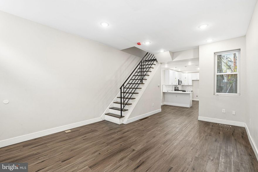 Welcome to 2453 Turner St, a beautifully updated and move-in ready home in the heart of Brewerytown. This property offers a bright, modern interior with clean lines, neutral finishes, and thoughtful updates throughout.
The main level features an open and airy layout with new flooring, recessed lighting, and a smooth flow between living and dining areas. Upstairs, the bedrooms provide generous natural light, good closet space, and a comfortable layout suited for a variety of living needs.
The full bathroom has been fully renovated with floor-to-ceiling tile, a frameless glass shower, matte black fixtures, and a contemporary vanity with updated lighting. An additional landing area on the upper level includes built-in shelving and a glass vessel sink, adding both convenience and character.
Additional home features include updated flooring throughout, fresh paint, modern fixtures, and a mini-split system for efficient heating and cooling.
Located on a quiet Brewerytown block, this home offers easy access to Girard Avenue, Fairmount Park, public transportation, restaurants, and neighborhood amenities.
A clean, modern home at a great value. Make this home yours today!