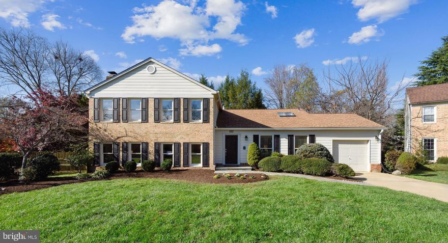 Renovations just completed!  Gorgeous 5 bedroom, 3 bath split colonial located on a cul-de-sac in the charming Chesterford neighborhood of close-in McLean.  Open, airy and bright, this home is graced with a fabulous floor plan, cathedral ceilings and generous room sizes. The marvelous, new kitchen is equipped with white Shaker-style cabinets, quartz counter tops and stainless steel appliances; there's eating/gathering space and two skylights in the kitchen too.  The inviting living and dining room area brings the outside in through the large expanse of windows across the back and the glass door to the spacious deck, perfect for dining out or just relaxing.  An elegant gas fireplace is the focal point of the large family room with an adjacent room offering flexible use as a bedroom, office, den, library, media room or guest room.  Just beyond is a full bath and separate laundry room.  The gracious primary bedroom with a beautifully renovated ensuite bath shares the upper level with 3 more bedrooms and a renovated hall bath.  In addition there's a newly refinished basement with rec room and two bonus rooms.  The hardwood floors throughout the upper two levels have just been refinished, the entire interior painted, and there are new light fixtures and new recessed lighting.  In other words, everything's been done!  You can just move right in to this lovely, comfortable home, that's in a coveted location with easy access to a nearby park, shopping, restaurants, and two swim clubs, as well as offering a variety of options for short commutes to DC, Tysons, and major thoroughfares.