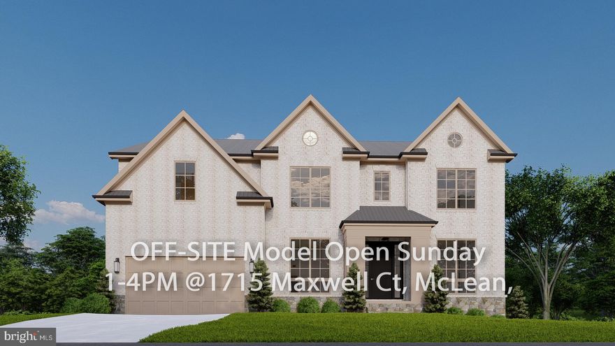 OFF SITE Model Home at 1715 Maxwell Ct, Mc Lean, VA 22101 @ 1-4pm on Sunday. 
Pre-Construction Offering: Introducing 8807 Jarrett Valley Dr, Vienna, VA 22182, located with convenient access to I-495, Route 7, and Tysons, placing major shopping, dining, and business hubs just minutes away. Located within the highly sought-after Spring Hill Elementary School, Cooper Middle School, and Langley High School pyramid, this property offers access to some of the most desirable educational districts.

Situated on a 0.31-acre homesite, this future residence is thoughtfully designed to offer over 7,000 square feet of elegant living space. The exterior showcases a timeless traditional design featuring brick and partial stone complemented by James Hardie® siding, creating a refined and durable façade.

This home is planned to include 7 spacious bedrooms and 6.5 bathrooms, with 10’ ceilings in the foyer and main living areas, generous natural light, and carefully considered architectural details throughout. The layout is designed to balance open gathering spaces with private retreats, ideal for both everyday living and entertaining.

At the center of the main level, the gourmet kitchen is designed with high-end appliances, custom cabinetry, and a large island for gathering. Buyers also have the option to include an expanded spice kitchen, enhancing both the kitchen and pantry space for added functionality. Additional available features include options such as a screened porch, media room, wet bar, gym, and other customization and selection opportunities, allowing buyers to personalize the home during the construction process.

The upper level will feature a luxurious primary suite with a spacious layout, an oversized walk-in closet with a closet island, and a bath with premium finishes. Secondary bedrooms provide comfortable accommodations for family and guests.

The walkout lower level is designed for recreation and flexibility, with plans for a large recreation room, private bedroom and full bath, plus optional spaces such as a gym, playroom, wet bar, or media room.

For a limited time only, take advantage of pre-sale pricing and exclusive discounts for buyers providing construction financing. This home is offered at an exceptional price and features the Builder’s Model Package. Please contact us for additional details and available customization options.