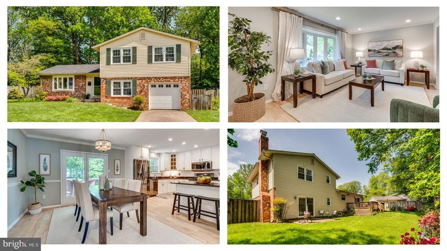 Step into style and comfort in this stunning 4-bedroom, 3-bath split-level home that blends modern updates with timeless charm. You'll love the brand-new white oak hardwood floors that flow throughout the main and upper levels, adding warmth and elegance to every space. The lower level and partially finished basement feature matching luxury vinyl plank (LVP) flooring, providing a seamless look with enhanced durability. The heart of the home is an inviting main level with an open-concept feel, connecting the living, dining, and modern kitchen areas with abundant natural light. Each of the four bedrooms are generously sized, while the three bathrooms provide elegant fixtures and finishes. The finished basement adds even more functional space—ideal for a family room, home gym or office —and also includes a dedicated laundry area and ample storage, making organization a breeze. Kings Park West is such a special and sought-after neighborhood. There's always something going on! Take a visit over to Royal Lake with a 2 mile nature trail. There are also multiple playgrounds, tennis and sports courts, a soccer field and a KPW soccer league (our very own!), 3 community pools with NO WAITING LIST. With quick access to Metro bus and the VRE, commuting is a breeze. With stylish updates throughout, practical features,  room to grow, and a top-notch neighborhood, this move-in ready home is a must-see. Don’t miss your chance to make it yours!