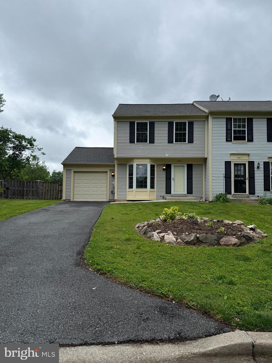 Hadley Farms' finest semi-detached 3Bed/1.5Bath is finally here and ready to impress! Featuring 1,510 sqft freshly painted interior/exterior trim, neat landscaping, 2025 water heater, 2020 HVAC, 2020 roof, 2014 active radon system, engineered hardwood, new carpet/padding, and pressure washed lead sidewalk! Party starts in the sunlit Entry/Dining with the perfect Coffee Station + Powder in place! Catch the galley vibes with 2025 refrigerator, 2024 dishwasher, light cabinetry, built in microwave, and electric stove! Come together in the Living with recessed lights and private access to covered concrete patio + fully fenced in 0.17ac flat backyard backing to a beautiful open field! Celebrate some more in the Lower level Rec Room with built ins, side by side Laundry inside the spacious Utility Room and best of all, future bathroom plumbing rough in! Rest and recharge in your very own Primary Bedroom connected to 3-piece bath with two closets, two windows, and ceiling fan! Down the hall are Bedrooms #2 and #3 with Linen! Hooray for plenty of parking in the single front load garage + driveway fit for two + on street parking! Enjoy good times at the community clubhouse, pool, tot lot, basketball courts, tennis courts, dog park, and walking trails! Look forward to being near Route 124, Route 108, Route 355, I-270, I-370, Giant, Wegmans, Megamart, Costco, Patel Brothers, Starbucks, and many more retail establishments/restaurants! Magruder/Redland/Resnik Cluster! Low monthly HOA of $75.39! Showings start today! Professional photography + floor plans will post Saturday, 5/23/2026! Open Sunday 12PM-2PM! See you soon!