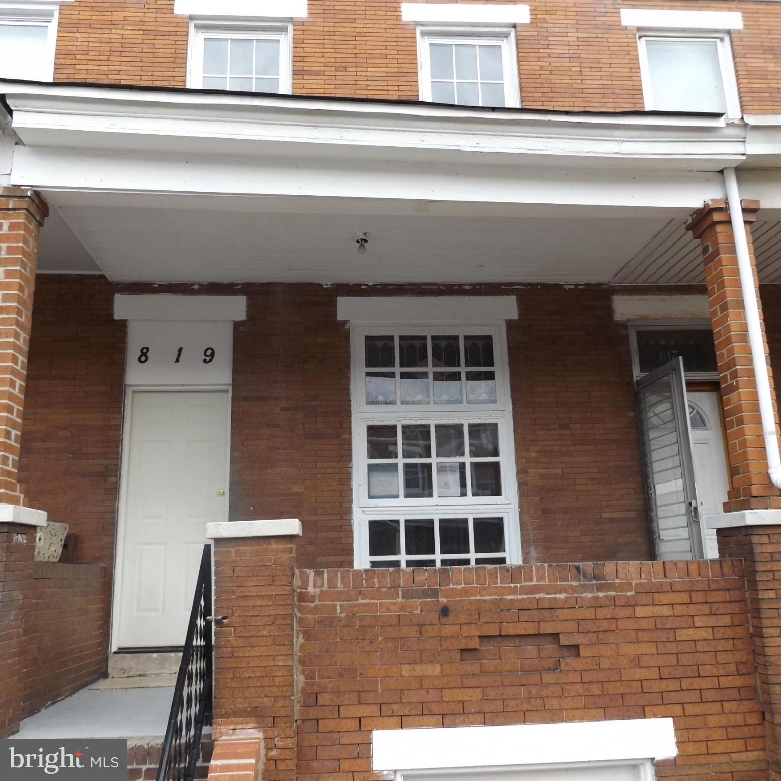 Property has fresh paint and new carpet. Interior row home close to Frank C Bocek Park. Only a few minutes from I 695. Investor ready!See attachment for PAS requirements and WFHM offer submittal information in MLS document section.