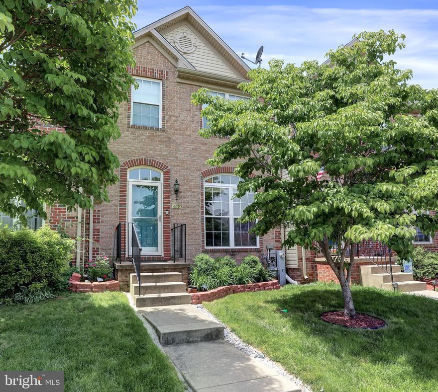 Welcome to 405 Callander Way located in the sought after community of Monmouth Meadows. This spacious brick front home has a 3 level bump out affording extra square footage on all levels. The main level features a large living room, kitchen with table space and a sunroom at the back that opens to the deck and fenced backyard. Upper level has the primary bedroom at the back of the house with vaulted ceilings, 2 walk-in closets and an adjoining bathroom with double bowl vanity, soaking tub and separate shower. There are also two additional bedrooms and hall bath on this floor. The lower level includes a finished family room, full bathroom, space for a home office, laundry/storage area and walk-up stairs to the backyard. The community is great for walking outdoors and also has a community pool and playground. Convenient to the library, shopping and easy access to I-95, why not make this home yours today?