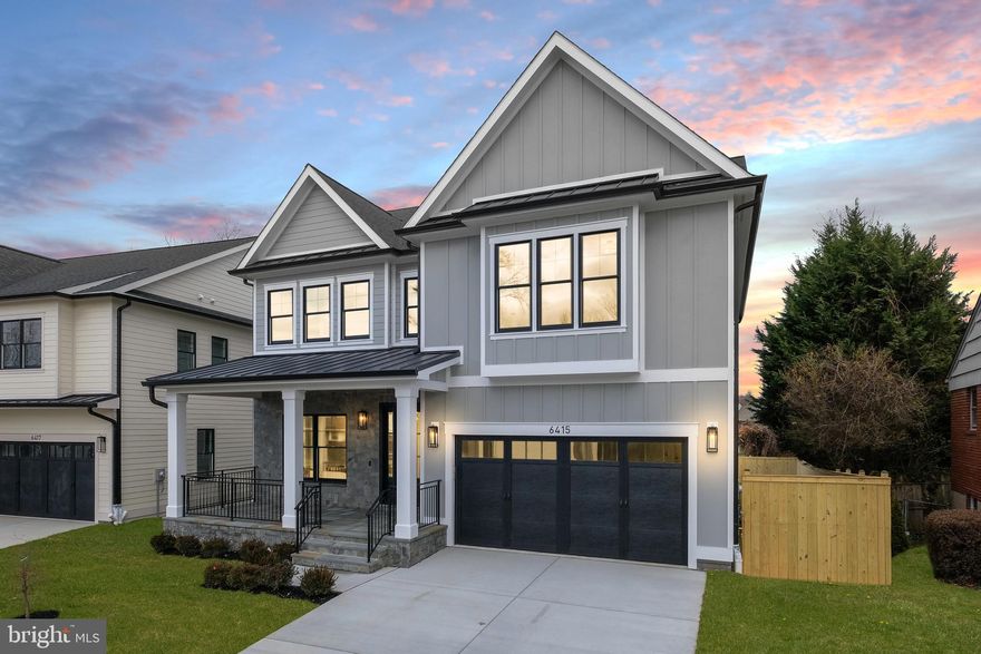 This brand new house built by ERB Properties is a dream! With its thoughtful design, expert craftsmanship and luxurious amenities, this 5 bedroom, 4.5 bath colonial is sure to impress.
From the moment you step inside, this home welcomes you with a large foyer and European 7” white oak hardwood floors throughout the main and upper levels. The bright and light living room, a dining room with a butlers pantry offer sophisticated spaces for entertaining. The gourmet kitchen, equipped with top-of-the-line Jenn Air appliances, quartz countertops, and a stunning island boasting a waterfall edge becomes the heart of the home., While the family room, complete with a cozy fireplace and doors leading to a Trex deck, invites relaxation and connection with the outdoors.
Venturing to the upper level reveals the beautiful primary suite, a sanctuary boasting not one but two walk-in closets and a spa-like bathroom. The bathroom is an oasis, featuring dual sink vanities, a luxurious soaking tub, and a  separate oversized frameless glass enclosed shower, offering a retreat within the comforts of home. Additionally, three more bedrooms grace this level, with thoughtful details like a Jack and Jill bathroom connecting two bedrooms and an en suite for the third. A dedicated office/homework room provides a quiet space for work or study, promoting productivity and focus. Finally, with practicality in mind, you will find the laundry room
The lower level adds another dimension of luxury with a large recreation room, complete with a wet bar and wine fridge, perfect for entertaining guests or unwinding after a long day. An exercise room allows for fitness pursuits without leaving home. This level also houses a bedroom with a walk-in closet and a full bathroom, providing comfortable accommodations for guests or extended family. The convenience of a two-car garage completes this incredible home. This home is part of the Walter Johnson High School cluster. It is also conveniently located just minutes to shopping, restaurants and recreations facilities.

Please note taxes shown in listing have not been updated for current property.