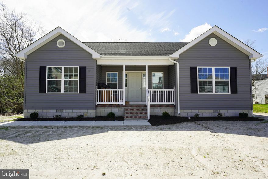 Brand New 3BR/2BA Home - move-in ready! Popular 1-story open-concept, split-bedroom floorplan. Quality construction by local custom builders, this house features a designer kitchen, luxury VP flooring, granite counters, stainless appliances and so much more! 3 bedrooms, 2 full baths, large open great room. Primary bedroom features a full, en-suite bath, walk-in closet. Convenient location -- couple blocks to Historic Downtown Pocomoke - a charming small town with rich history, art scene, charming shops - even its own movie theatre - public parks and boat docks, & unique restaurants on the banks of the Pocomoke River. Location qualifies for 100% Financing! 14mi to NASA Wallops Facility, 20mi to beloved Chincoteague Island, and the incredible wild horses and sandy Atlantic beaches of Assateague. Close to everything Worcester County has to offer - boating, world-class fishing, crabbing, wildlife estuaries, incredible state parks - a true paradise for nature lovers, photographers, sportsmen, boaters - anyone who wants to enjoy the more relaxed pace of the Eastern Shore. Just 2-3 hours to major metro areas - Virginia Beach/Norfolk, Washington DC, Baltimore, Philadelphia, NYC. Life in Worcester County is good - from the beaches to the bays & beyond! Sizes, taxes approximate. Agent has financial interest; owner is licensed realtor in States of Maryland & Delaware. Sellers do not split transfer and recordation taxes; buyer is responsible for 100% of transfer and recordation. Drawings, listings, floorplans, renderings, etc, are of a similar home, and for reference ONLY.  Subject to changes in the field.