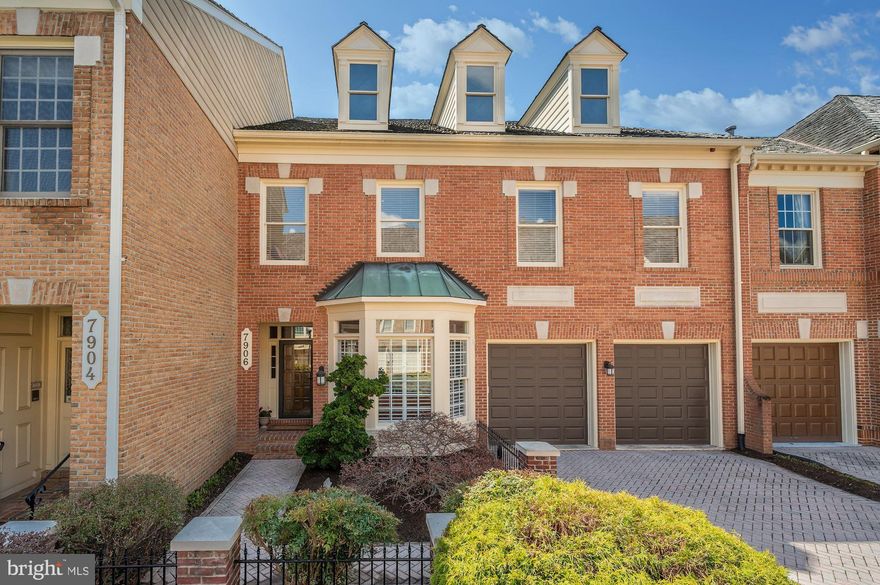 A rara avis...a rare bird! It's truly hard to find such a spectacular, contemporary townhome.  Great space, high ceilings, interior drama and very little maintenance.  Perfect for an art collector.  Almost 6,000 SF on three beautifully finished levels.    An amazing two story entry foyer with a curved staircase opening to a wonderfully proportioned  formal Dining Room - ideal for large parties or holiday gatherings and a step down Living Room with a new gas burning fireplace.  At the entrance, a private home office with a built-in desk and bookcases.  Close the doors and work from home without distractions.   One of the best features of this home is the direct entry from the two car garage into the renovated Chef's Kitchen which is open to the adjacent Family Room.  A professional gas cooktop, a barista center and a beverage refrigerator are just a few of the fun features.  The Family Room offers a full wall for a big screen TV and more!  Off the Family Room is a nicely proportioned deck for relaxing, grilling or entertaining.  Upstairs is a sumptuous Primary Suite with a separate Sitting Area and private balcony.  Two additional bedrooms, a hall full bathroom and a laundry room complete the second level.   Downstairs you will love the wide open space with room for exercise equipment and a big sectional sofa set around the gas  fireplace and TV.  There's still plenty of space for a billiard table or table tennis table!  A fourth bedroom and renovated full bathroom along with a bonus room/2nd home office and oversized Storage Area completes the lower level.  Outside is a covered patio with additional entertaining space.  Want to age in place?  This 30'+ wide townhome has plenty of room to accommodate an elevator shaft servicing all three levels.  Along with this special townhome comes a wonderful, active community just minutes from the Cabin John Shopping Center, Cabin John Park, Montgomery Mall and the Grosvenor Metro.    It can't get much better than this.  Come take a look and you will be in awe of the meticulous condition and the tremendous open space.  Bring your checkbook!  It's one of the best townhomes I have every seen.  Come buy today!