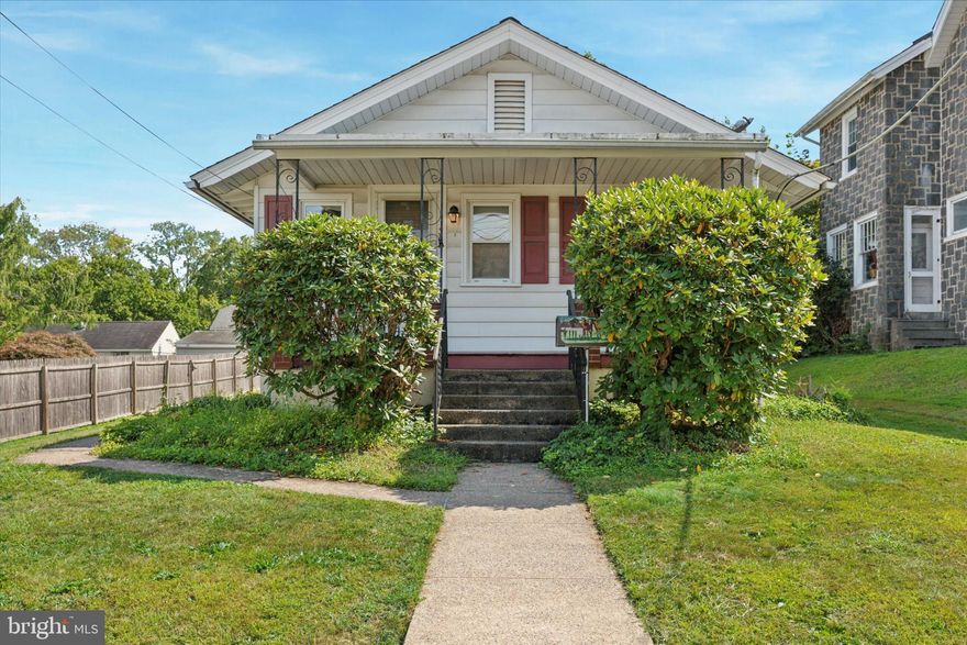 Furnace Replaced October 2025! Welcome to the heart of Perkasie! This charming bungalow, located in the highly regarded Pennridge School District, sits just steps from Menlo Park—home to a playground, picnic pavilions, historic carousel, and the popular Aquatics Center.

Lovingly maintained by the same family for more than 50 years, 333 South 4th Street offers timeless character and solid construction in one floor living. Whether you’re searching for a perfect starter home or looking to downsize, this property is a true blank slate ready for your personal touch.

Inside, you’ll find both a living room and a family room, plus a bright three-season sunroom that expands your living space. A full basement provides plenty of storage, while the detached garage is ideal for hobbies, projects, or additional storage needs.

Enjoy the best of Perkasie living—stroll to local restaurants, breweries, and shops, visit the library across the street, or head to the nearby dog park with your furry friend.

Don’t miss this opportunity to enjoy country living in Perkasie Borough!