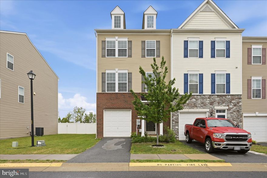 Beautifully maintained end-unit townhome in the desirable Townes at Tasker community! This spacious home features a bright, open floorplan designed for comfortable everyday living and easy entertaining.

A morning room addition extends the living space on every level, creating an inviting main living area, additional finished space in the basement, and an oversized owner’s suite upstairs. The lower level also includes a full bathroom, offering flexibility for guests, a rec room, or additional living space.

Enjoy the added privacy of an end unit along with a fully fenced yard, perfect for pets, play, or relaxing outdoors. The home backs to a common area and tot lot, providing open views and convenient access to community amenities.

Pride of ownership shows throughout, making this home truly move-in ready. Conveniently located with easy access to Route 37, I-81, and Route 522, offering a prime location for commuting, shopping, and dining.