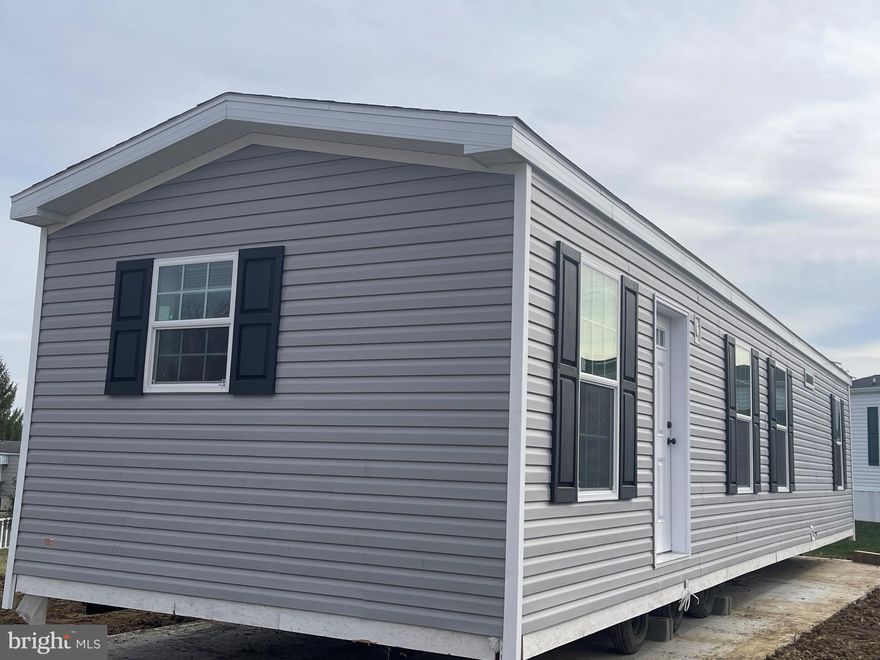 Brand new energy-efficient construction, 2-bedroom, 1-bath home in the Village of Neshaminy Falls. Home delivered on 3/24/26. More pictures to come as home set-up progresses. This home comes with all major appliances, Heating/Cooling system, Hot Water Heater and Heat Pump.