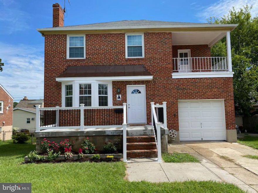Brick Detached Property in the "West Hills" Neighborhood of Baltimore County. 4 Bedrooms (3 on the upper level 1 on the basement),  hardwood floors; 2 full: one bath on the upper level and one on the lower level,   front and rear desks with freshly renovation;  large fenced yard, and a driveway; walk-up floored attic. Main level has a separate living and dining room with hardwood floors and the kitchen. Top-to-bottom renovation:  New solid wood floor,  New Kitchen, New appliances, New windows, New painting, new cloth washer and dryer, new garage door opening system,  etc. The owners updated the property per their originally occupation. You will find surprise.