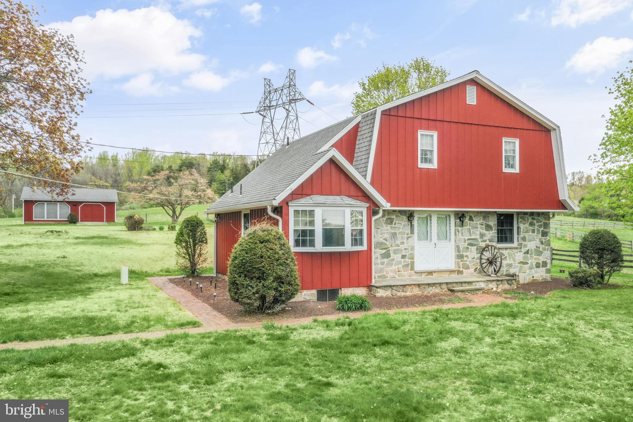 Charming farmette on 8+ acres in Governor Mifflin School District. This quaint and quiet setting is ideal for anyone looking to homestead or settle in a peaceful space with so many possibilities provided by the detached garage and pole building. Bring your horses to the fenced pastures or use the buildings for your other hobbies. Well maintained and waiting for your personal touches.