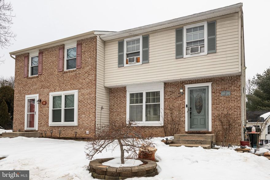 With love and your personal touch this home can shine.  Featuring an updated eat-in Kitchen with tile floors, newer cabinets & counters, and plenty of light.  The 1/2 bath on the first floor was also renovated.  Large living room which is opened to the dining area, offering a good amount of space for entertaining or simply relaxing.  Nice sized dining area open to ther kitchen with sliding doors to the rear deck and fenced yard.  The main bedroom offers ceiling fan, spacious closet.  Two additional bedrooms have ceiling fans. The full bath on the 2nd floor was updated.  The finished basement provides additional living space and also has laundry area.  This property offers a two-tiered deck and a large shed along with driveway parking.  The roof was updated.