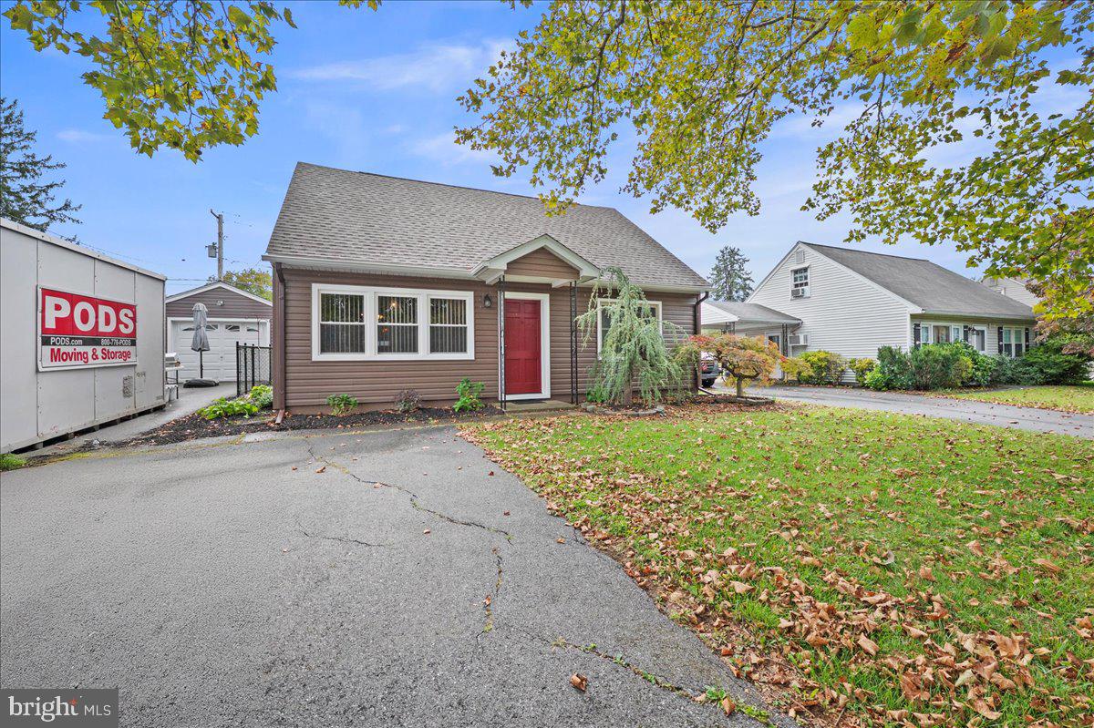 Welcome to this beautifully maintained Cape Cod style home offering 3 bedrooms (with the option to convert back to 4) and 1.5 bathrooms across 1,512 sq. ft. of comfortable living space. This home is truly move-in ready with a brand new roof, siding, and windows, giving peace of mind for years to come. The heart of the home features a spacious family room addition with soaring cathedral ceilings, abundant natural light, and a cozy wood stove — perfect for relaxing evenings, entertaining guests, and making lasting memories. Enjoy the outdoors in your fenced backyard, ideal for cookouts, family gatherings, or play. A detached garage plus a private parking pad for 5–6 cars offers plenty of parking and convenience. Near a park for exercising and near routes 22, 78, and 33 for anyone commuting. With modern upgrades, classic Cape Cod charm, and thoughtful spaces for family and friends, this Palmer Township gem is ready to welcome its next owner. Ask for a list of all the upgrades!