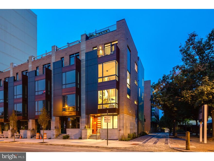 Luxury never before offered in Center City Philadelphia. Introducing, The Adagio. 5200 square foot New Construction homes at the City's most prominent location. Up to 6,175 SF of total usable space, with a  2-car garage ,6 stop residential elevator, Roof Deck with PLUNGE POOL, OUTDOOR KITCHEN, and a 300 sq' pilot house suite with wet bar, half bath, and elevator access to roof deck!! 5 bedrooms, 1 office, 5 full baths and 2 half bathrooms. Finished basement with media room. Energy efficient dual HVAC systems, Security alarm and Video intercom system, home automation system, 8' solid core interior doors, interior Metal handrail system, 10 year tax abatement pending, Luxurious Marvin windows, toto toilets, and Grohe fixtures just to name a few amenities .Adagio town homes are ENERGY STAR  qualified new homes. The Adagio is being developed for the discriminating Buyer within one of Philadelphia's most sought after neighborhoods, Society Hill. Designed with unmatched excellence from Philadelphia's premier luxury home builder, U.S. Construction. The Adagio reflects the builders abiding commitment to excellence, innovative techniques in product design, and development.By providing a unique and highly desirable living environment within a superior product. The Adagio town homes incorporate inspired architecture and design with a harmonious blend of architectural history and an eye toward the future. The Adagio Town Homes offer a remarkable lifestyle of beauty and ease, steps away from Philadelphia's waterfront and the soon to be expanded Penn Landing Park. Live in the center of it all! walk to theaters and countless restaurants. Live the ultimate urban lifestyle at ADagio