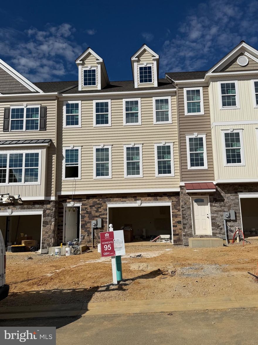 ***Immediate Delivery***Builder Incentive, Settle in 2025, Receive $6,000 in Builder Credit plus  $12,500 in Closing Help OR $6,000  Builder Credit plus a 2/1 Rate Buydown AND $5,000 Closing Help with Preferred Lender & Title  company. (SPECIAL ENDS OCT 31st). CALL TODAY! 

Unit 95 Madison D3: 
Welcome to Meadows at Town Run.... Leonardtown’s Newest Townhome Community by Quality Built Homes! Discover the Madison-D3 Interior Unit, a thoughtfully designed 3-level townhome offering 2,604 sq ft of beautifully finished living space. This interior unit features an oversized one-car garage and an entry-level flex space that includes built-in cubbies and coat hooks, plus a versatile room that can function as a fourth bedroom, guest suite, or recreation room, complete with a full bath and closet. 

The main level boasts a spacious and open kitchen with Quartz countertops, brushed nickel fixtures, a center island, large walk-in pantry, and breakfast nook. The open-concept family room flows seamlessly from the kitchen to a 14x12 maintenance-free deck overlooking a fenced backyard—perfect for outdoor entertaining. 

Upstairs, retreat to the owner’s suite with tray ceiling, walk-in closet, and a luxurious Deluxe Signature Shower by QBHI featuring floor-to-ceiling tile, dual showerheads, a built-in seat, ledge, shelving niche, and recessed lighting. Two additional bedrooms, a full hall bath, and a convenient laundry room complete the upper level. 

Community amenities include sidewalks, a swimming pool, recreation center, pickleball and tennis courts, and playgrounds—all located in the heart of charming Leonardtown, Maryland.

Come experience the unmatched quality and thoughtful design that sets Quality Built Homes apart. Schedule your tour today! End of November settlement. Photos shown are representative and intended to illustrate a similar finished townhouse.