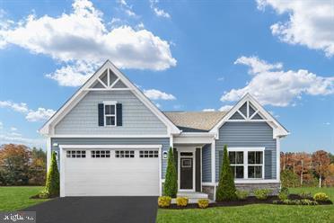 Welcome to Mayberry, a community of ranch-style single family homes nestled in the heart of Southern York County and peaceful countryside of Stewartstown, PA. Our homes are designed to make your life easier with main-level living and open and modern design connecting all the spaces you use most! The Alberti Ranch single-family home has it all. Enter the foyer and discover an open-concept living space made to fit how you live. The gourmet kitchen, dinette, and family room flow together effortlessly. Through a recessed opening, find a luxurious primary bedroom with a double bowl vanity, oversized shower and a walk-in closet. Two more bedrooms sit in a separate wing, or opt for flex space to use as a study or office. An optional covered porch brings the outside in for extra living space. Add a finished basement for even more living space and entertaining friends and family. INCLUDED in your new home is a new home warranty, a huge kitchen island, spacious walk-in closets, and so much more! Mayberrys' convenient location means you're just minutes from major commuter routes in the area including I-83 & Rte. 24 for an easy drive to just about anywhere. Being just 20 miles from Downtown York and only a short drive to the Maryland Line your centrally located to explore it all and easily able to visit local towns and major cities such as Towson, Baltimore and even Washington D.C. making Mayberry an excellent choice for a remote worker too! The convenient location and beautiful scenic area will allow you to enjoy day trips to local wineries and vineyards, hit the links at Pleasant Valley Golf Club, spend a day with the family at Hopewell Area Recreation Center or Hershaull Park, escape in the scenic countryside surroundings and yet still be connected to everything from shopping to dining and all your daily conveniences.  Let us show you the value of new construction and forget the costly repairs and maintenance of an older home. AND, take advantage of $15,000 FLEX CASH with the use of Seller's preferred Lender and flexible financing options which will make closing on your NEW home more affordable than ever. Schedule your visit today and see why you'll love all Mayberry has to offer and why the Alberti Ranch is just right for you! Other floorplans and homesites are available. Photos are representative only.