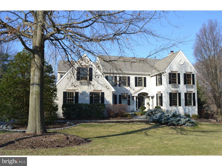 A gracious winding flagstone walkway, invites you to this elegant, "Glenmary" model, 4 bedroom, 3.2 bath  home in the much sought after "Treyburn" neighborhood of Tredyffrin Township.  Situated on one of the best lots in "Treyburn", it offers a private, picturesque and tranquil setting that adjoins community open space in the rear and side of the home and is in close proximity to the wonderful walking trail.  Special features of this well-maintained home include all new Pella windows throughout, a fabulous Gourmet Kitchen, totally renovated in 2008, with beautiful custom Wood-Mode cabinetry, high end, state of the art appliances including a Wolf double-oven and 6-burner stove, granite counter tops, and large center island Breakfast/Bar, a first floor Office, and Family Room with vaulted ceiling.  Large Pella windows fill this well-maintained home with natural light and offer scenic views of the surrounding property.  The spacious rooms, open floor plan, and tiered deck with removable awning overlooking the pool make this a perfect home for comfortable living and gracious entertaining.  The fabulous Anthony Sylvan in-ground salt water pool features a stone waterfall, and the yard has an inground sprinkler system for easy care. This home is great for family gatherings and entertaining. The ideal location is convenient to downtown Wayne with easy access to major highways, upscale shopping, fine restaurants and the award-winning Tredyffrin-Easttown School District.