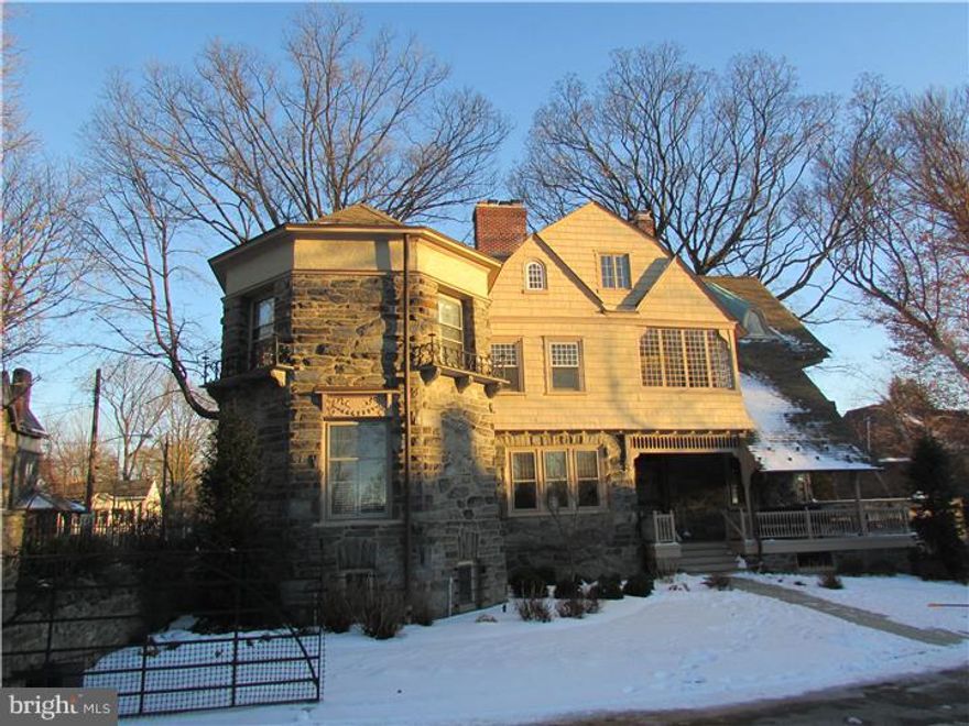 This Queen Ann style dwelling has retained so much of its original details.  It is really stunning!  Built in 1884 for Russell Thayer, it was named "Highland".  The station nearby claims its name from the house.  Although rehabbed in 2007, these owners have taken the house to another level with new windows throughout, new sidewalks, new heating system and updates to two zoned HVAC system, new rebuilt chimneys  and many updates including built-ins, insulation  and renovations.  There is a large family room on the first floor, a Master suite on the second, four fireplaces, all redone bathrooms, and four more bedrooms.  A perfect renovated house with an enclosed yard and an attached garage.  Sit on the porch in the evening and watch the sunset! Original ornate detail includes crown moldings, window seats, ornamental windows and paneling and pumpkin pine floors. Significant octagonal wing.  Stone and frame construction.  2nd & 3rd Floor, all new windows except for Master Bedrm.  Recessed lighting.  Built-in speakers for sound system.  New Buderus heater and hot water heater.  Extensive roof and chimney renovation.    HVAC system replaced.  New sidewalks and bollards.  Enclosed walled and gated property  Electronic gate.  Security system.